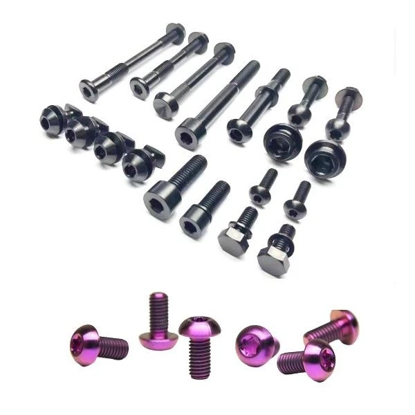 Tíotáiniam anodizing Bolts don rothar